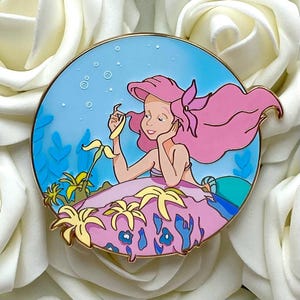 Ariel Fantasy Enamel Pin | Pastel Limited Edition | Dreams Pin Series | Little Mermaid | Fairy Tale Princess |