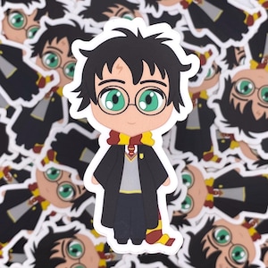 Chibi Harry Boy Wizard Vinyl Sticker
