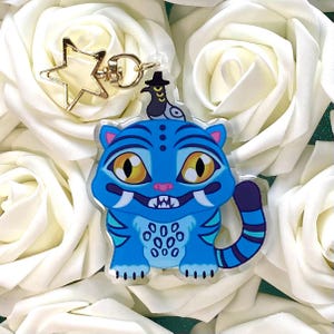 NEW DESIGN Chibi Derpy Tiger Keychain