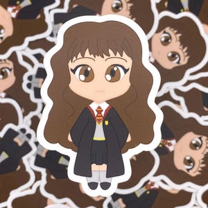 Chibi Hermione Witch Vinyl Sticker