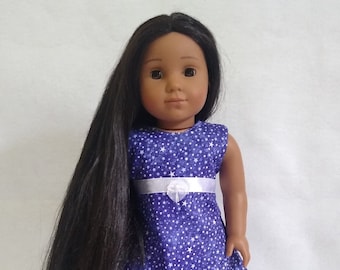 Blue Star Dress for Independence Day 18in Dolls