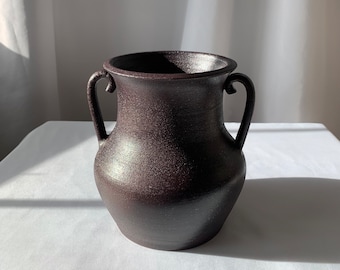Iron Wash Amphora Vase