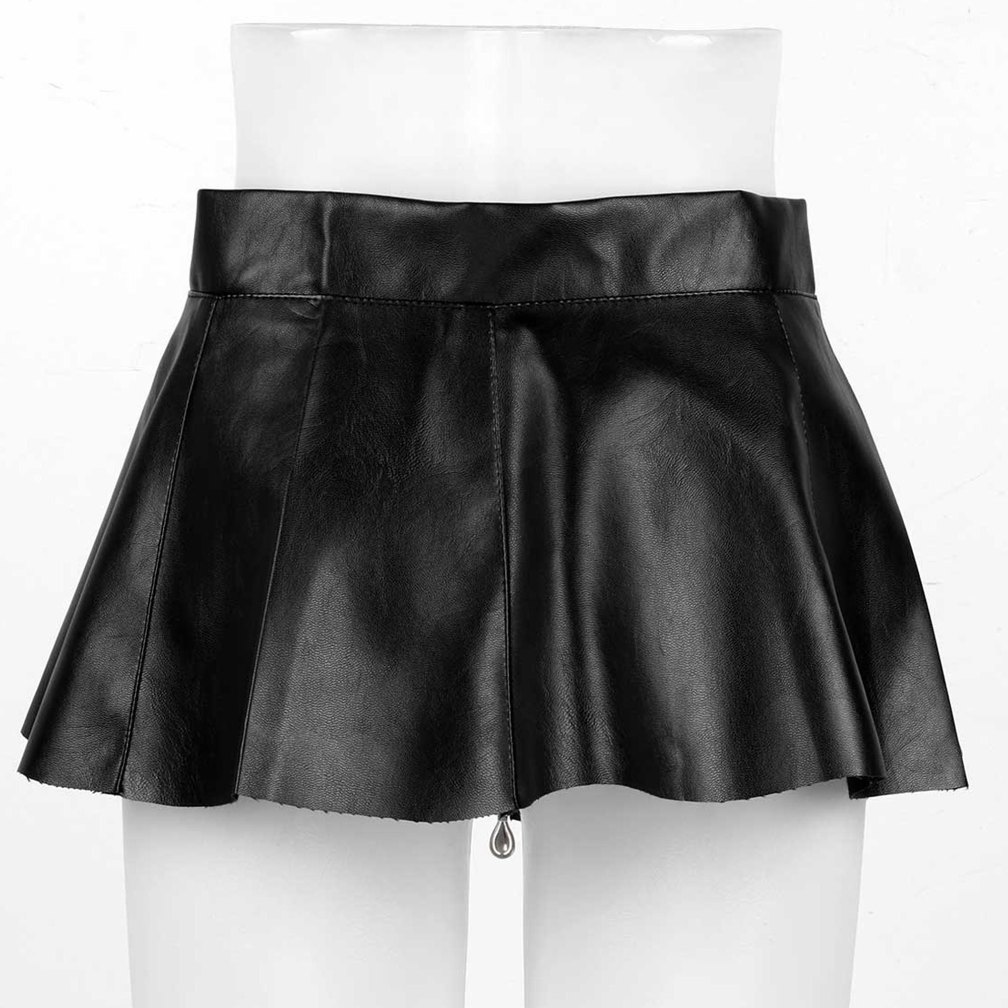 Sexy Micro Mini Skirt Faux Leather Black Micro Mini Skirt Etsy