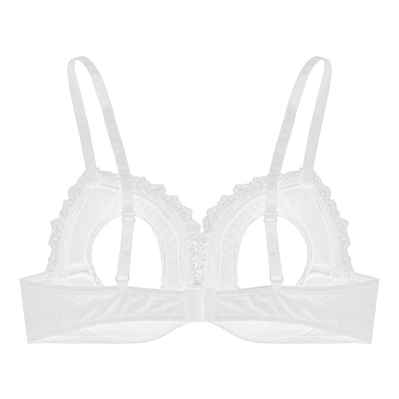 Sexy White Open Nipple Bra White Cut Out Underwired Bra - Etsy