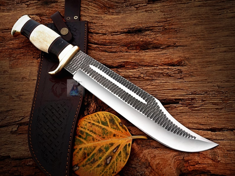 Crocodile Dundee Bowie Knife Customized With D2 Steel Blade Etsy