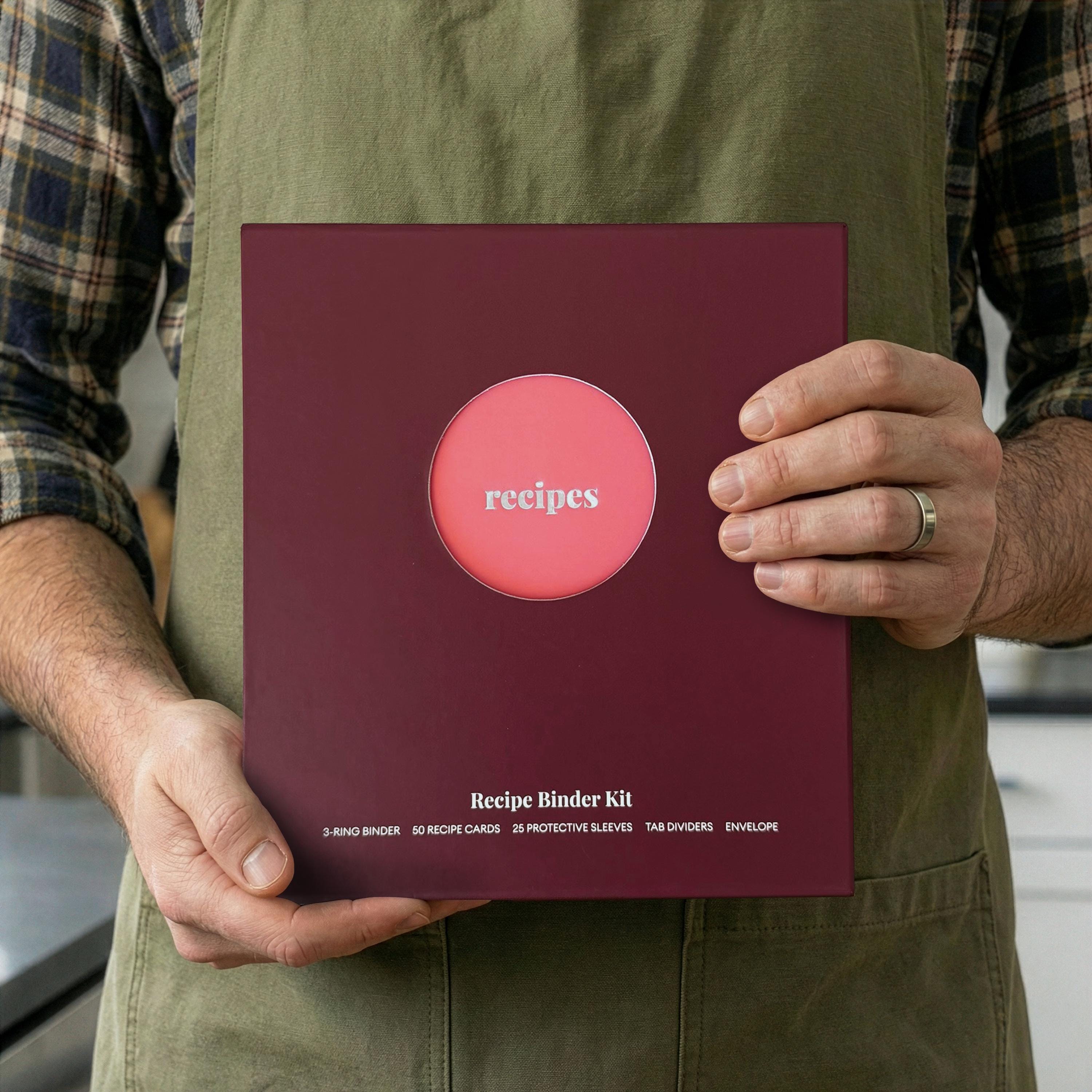 Recipe Binder Pomegranate