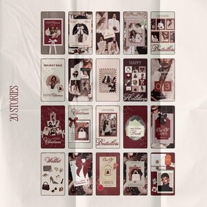 Moody luxe feminine Christmas Instagram template in Canva for creative entrepreneurs, luxury branding, editorial social media design, chic aesthetic templates for Instagram posts and stories, content planning, social media marketing ideas, Instagram feed inspiration, Canva template design for holiday sales, digital marketing creative ads, social media advertising templates, and festive content strategy.