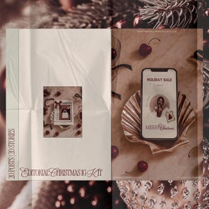 Luxury chic editorial holiday Canva Instagram template optimized for social media managers seeking moody feminine branding, Instagram post ideas, aesthetic feed inspiration, creative Instagram layout templates, Canva story designs, Christmas marketing strategies, creative digital ads, social media templates design, and Instagram Canva ideas for luxe brands and high-end seasonal promotions.