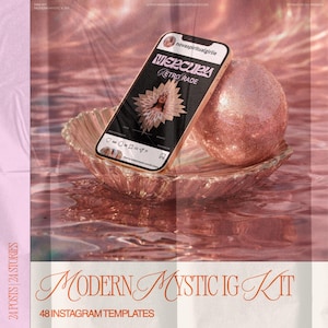 A complete Instagram Canva template kit for spiritual entrepreneurs and modern mystics looking to elevate their Instagram feed aesthetic. Includes Instagram post templates, Instagram story layouts, and reusable social media templates that support content creation, branding, and marketing. Designed for confident coaches, healers, and creators who want a polished, professional, and visually aligned Instagram presence.