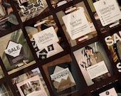 Editorial Instagram Canva Templates for Coaches | Matcha Green Social Media Templates | Faceless Marketing