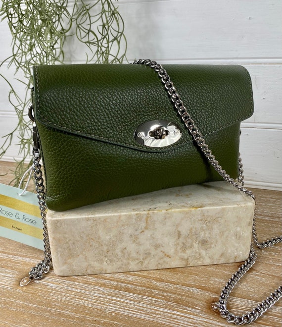 Khaki designer bag hotsell