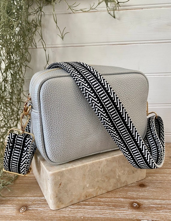 Silver strap bag outlet