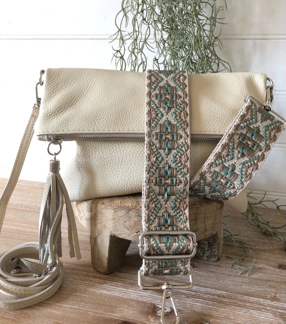 Small cream clutch bag sale