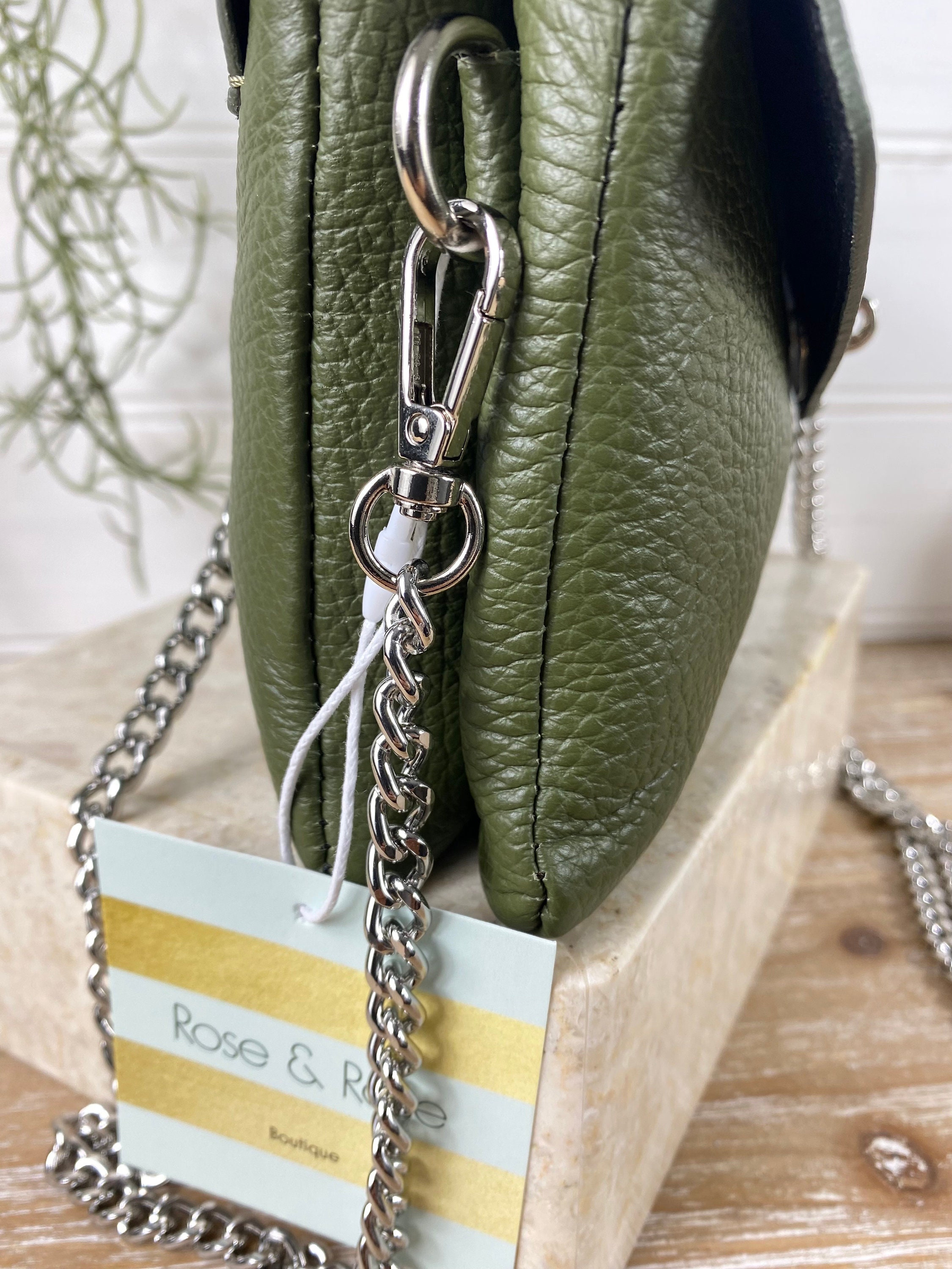 バッグ olive Olive Designer Style Bag, Olive Crossbody, Olive Leather