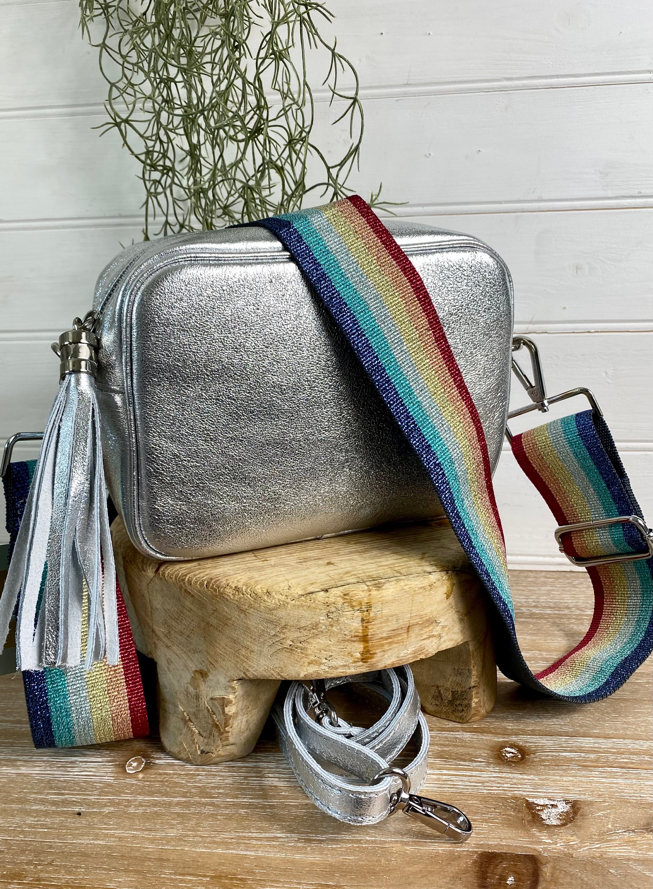 [RETRIEVER CLUB]25SS●STRING CROSS BAG Clear DST Embroidered Stadium Crossbody Messenger Bag