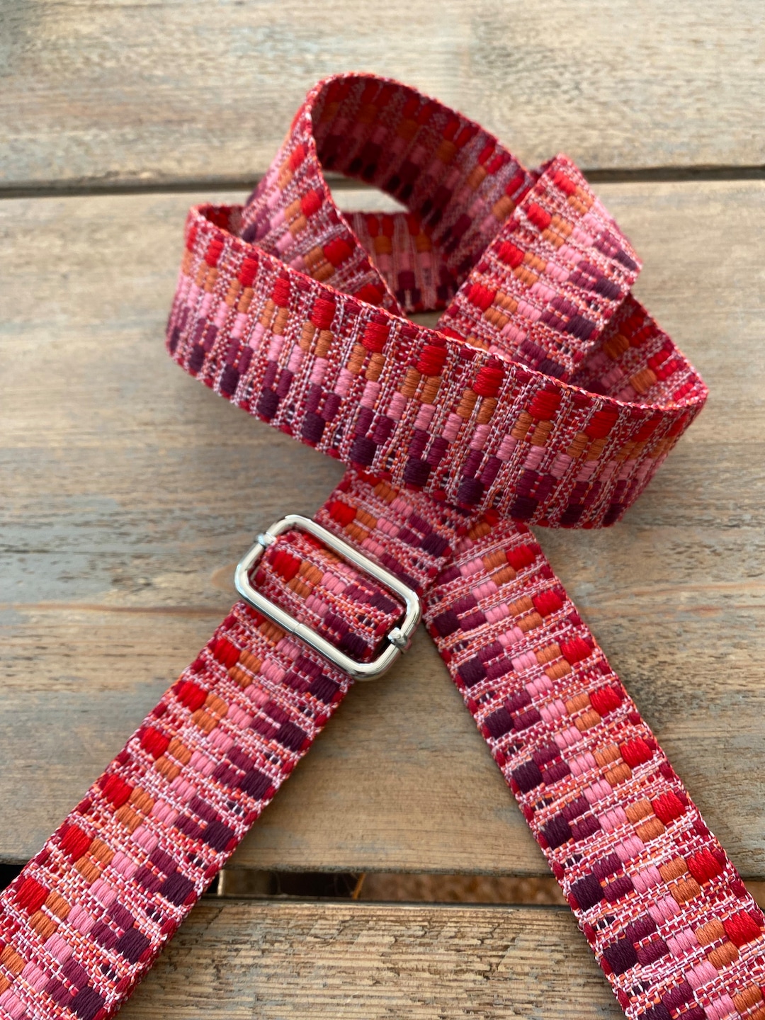 Red Bag Strap, Pink Bag Strap, Burgundy Bag Strap, Red Crossbody Bag
