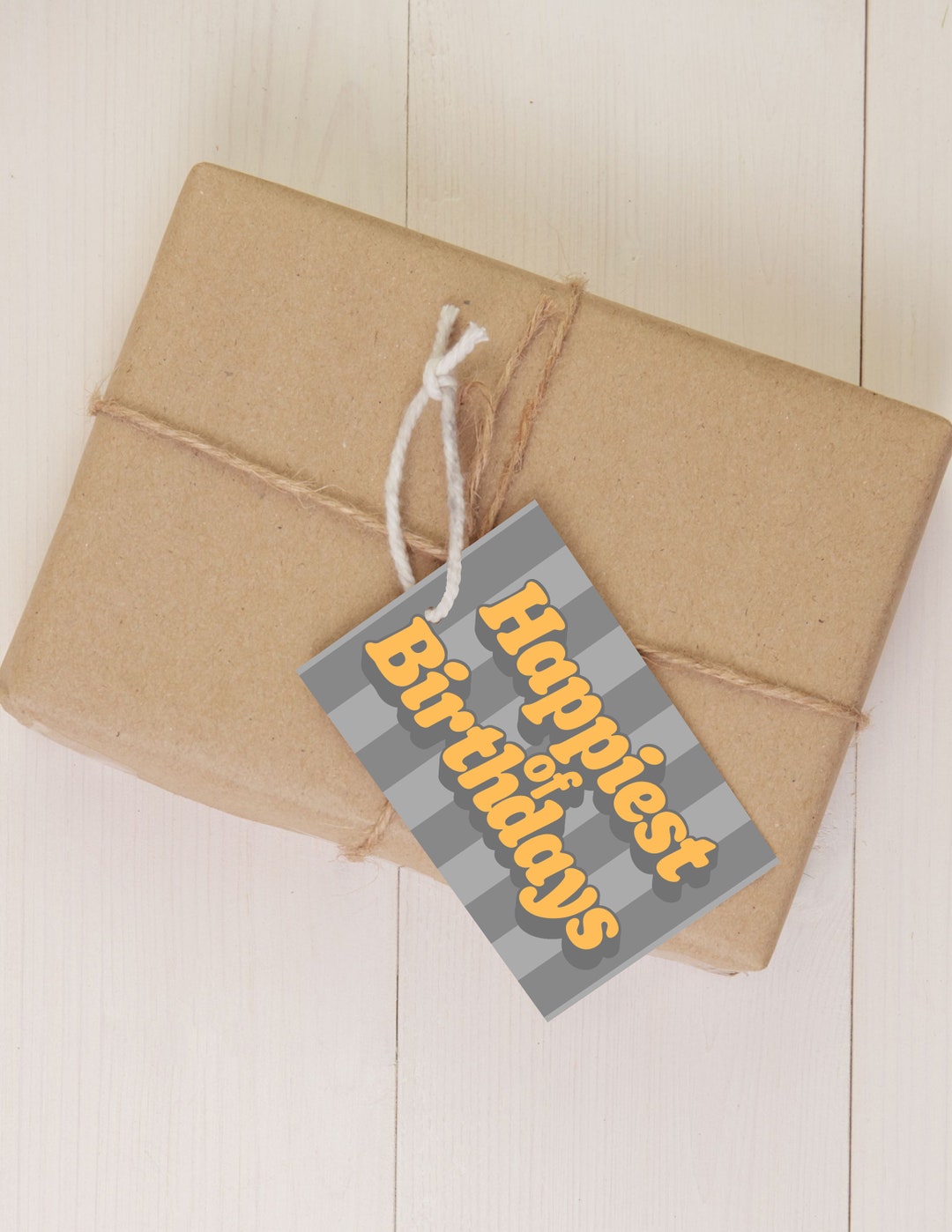 Retro Birthday Gift Tags, PRINTABLE, Birthday Gift Tags, Birthday Tags ...