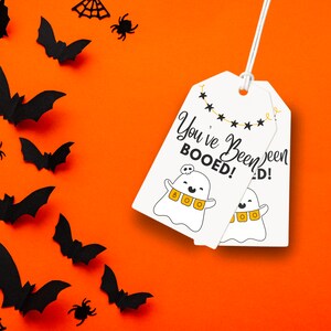 You’ve been booed tags, Halloween gift tags, You’ve Been Booed, Halloween Treat Tags, Printable Halloween Tags, Instant Download, Cute Ghost