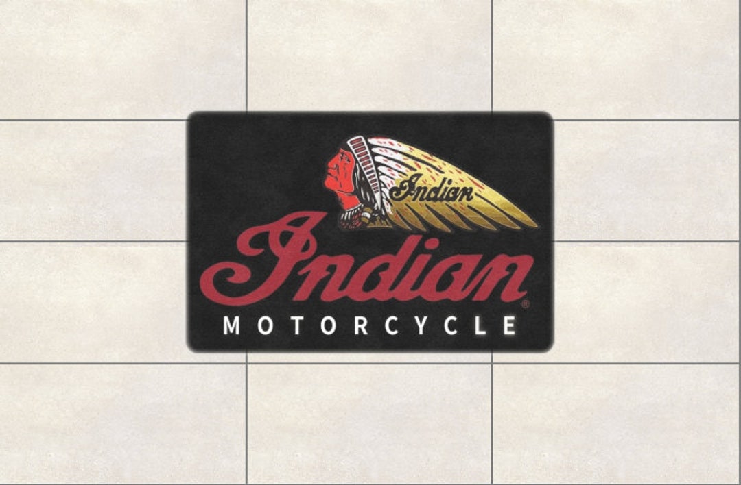 Indian Motorcycle Mat Doormat Floor Home Rug Bike Etsy