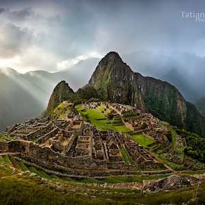 Machu Picchu Custom Canvas Print