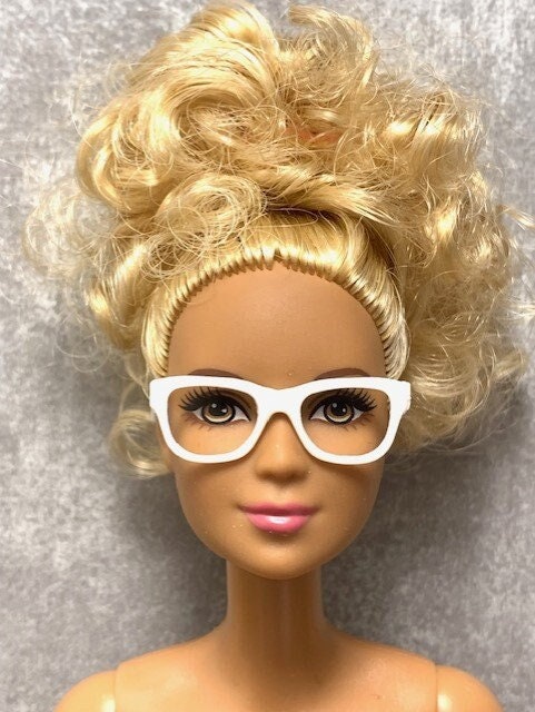 Barbie Doll White Framed Reading Glasses Eyeglasses No Lense - Etsy Canada