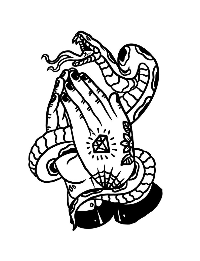 Vintage Tattoos Coloring Pages Etsy