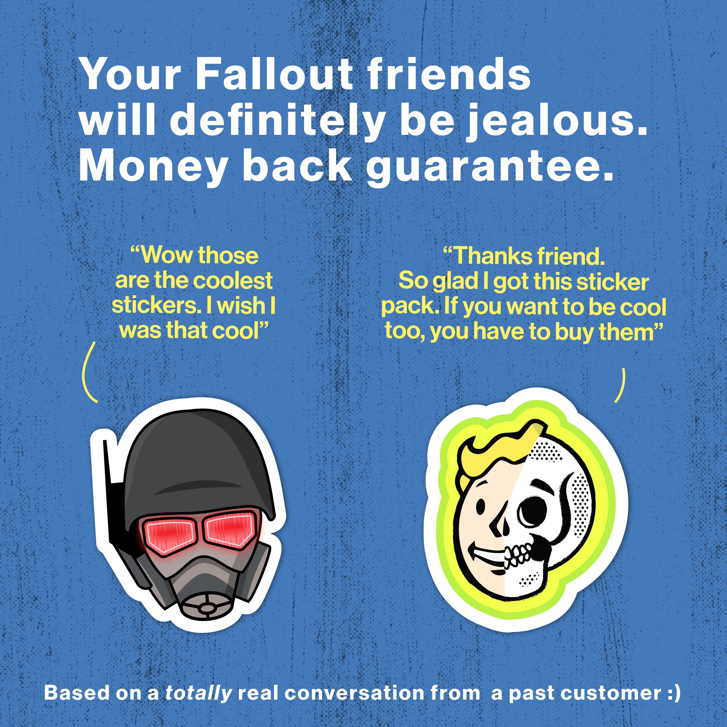 Fallout Perk Stickers for Sale