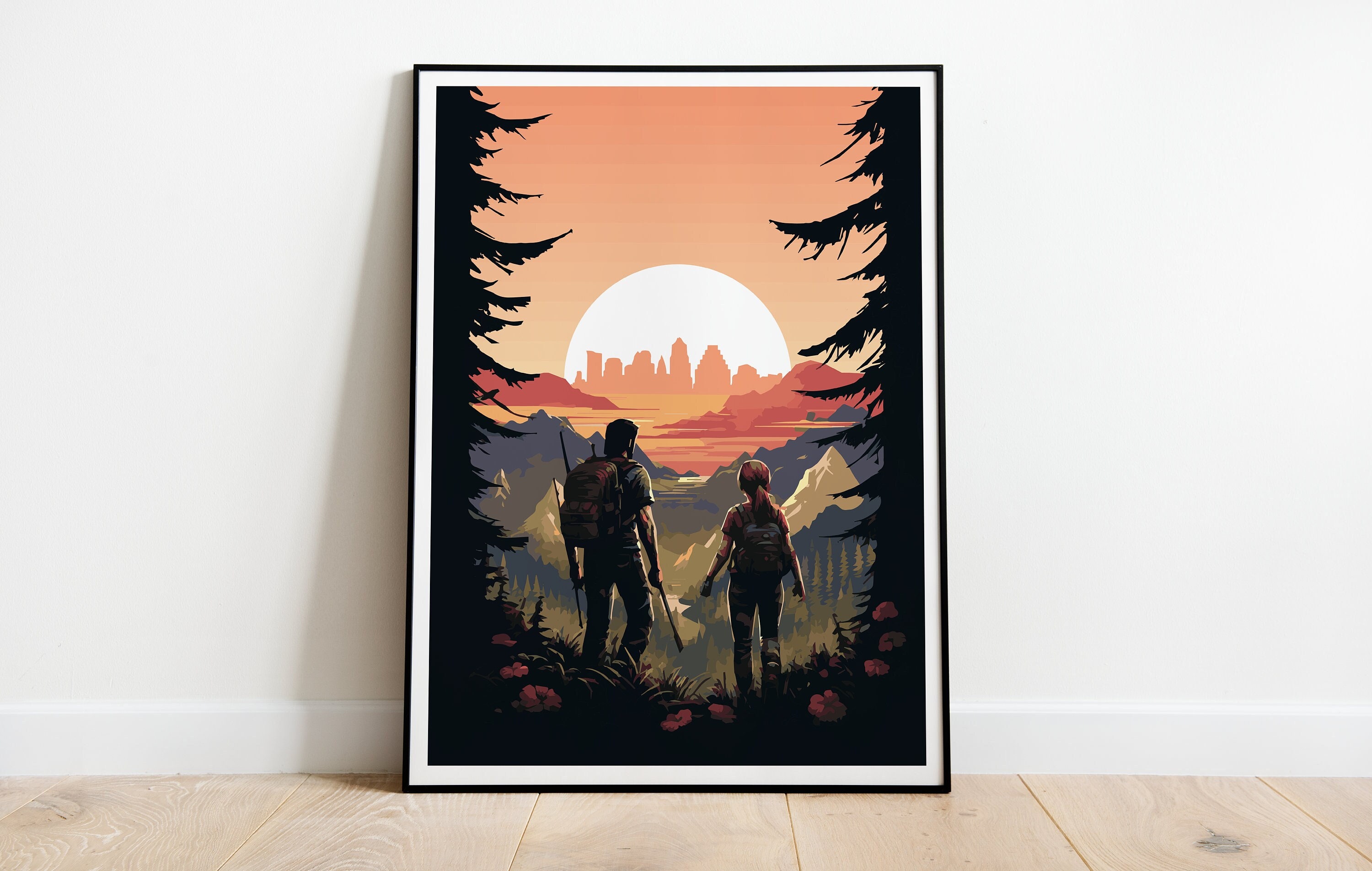 Custom Canvas Art The Last Of Us Poster Last Of Us Wallpaper Ellie