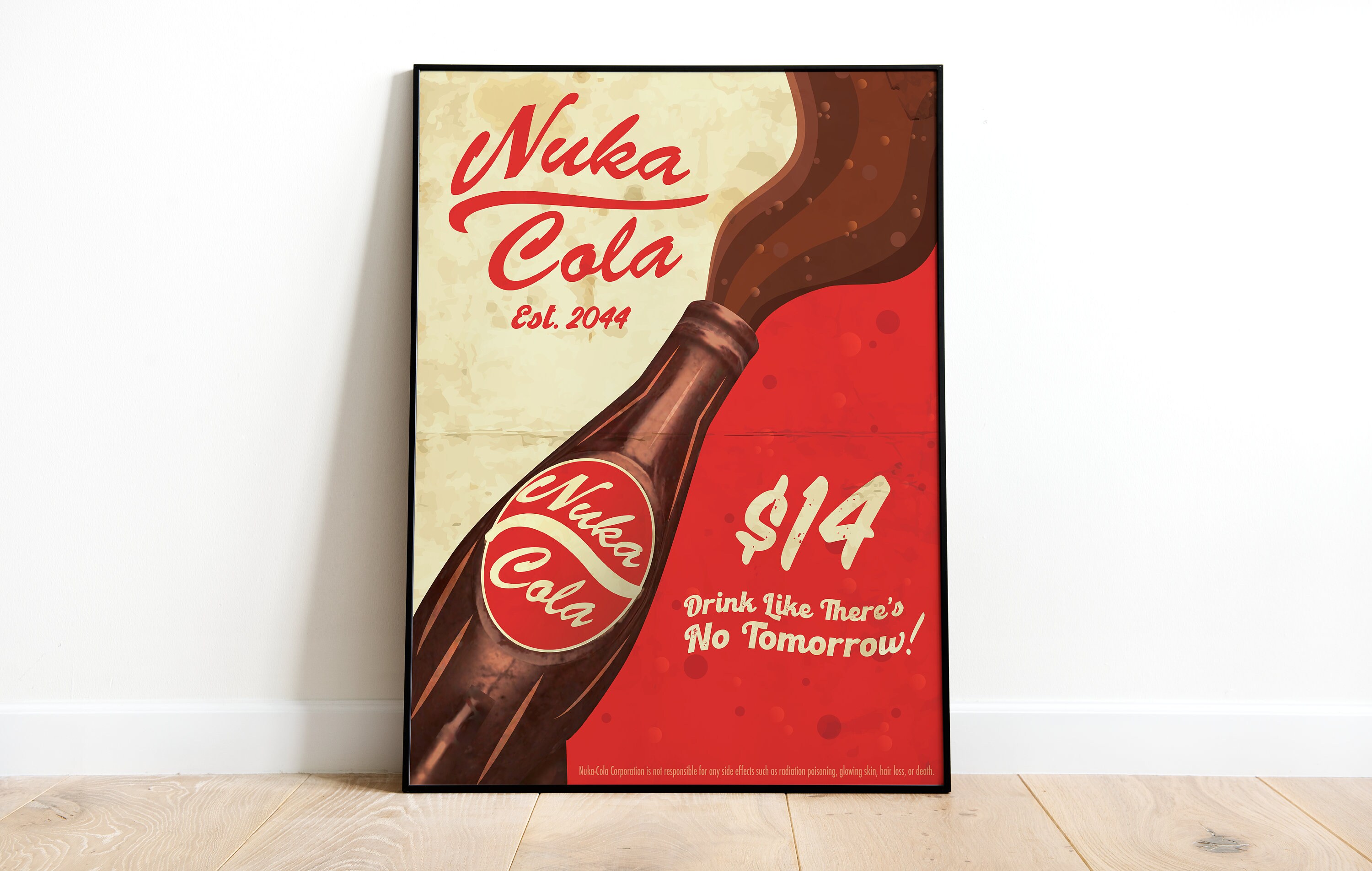 Poster for Sale mit Nuka Cola Cola Mädchen von Vintage-Travler