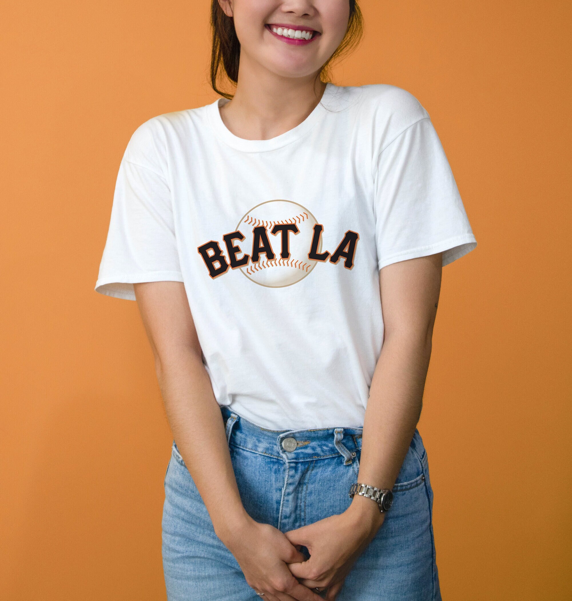 Catellistickers SF Giants T Shirt (Unisex) | Beat L.A. Giants Shirt | SF Giants | San Francisco Giants Shirt Unisex | SF Giants merch