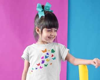 Butterfly Kids T-Shirt: Colorful Insect Tee, Nature Clothing