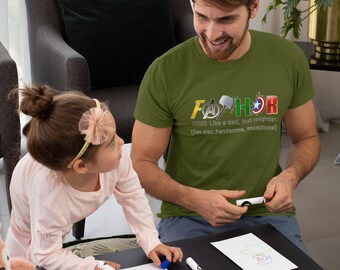 Fathor Definition Shirt: Avengers Dad Gift