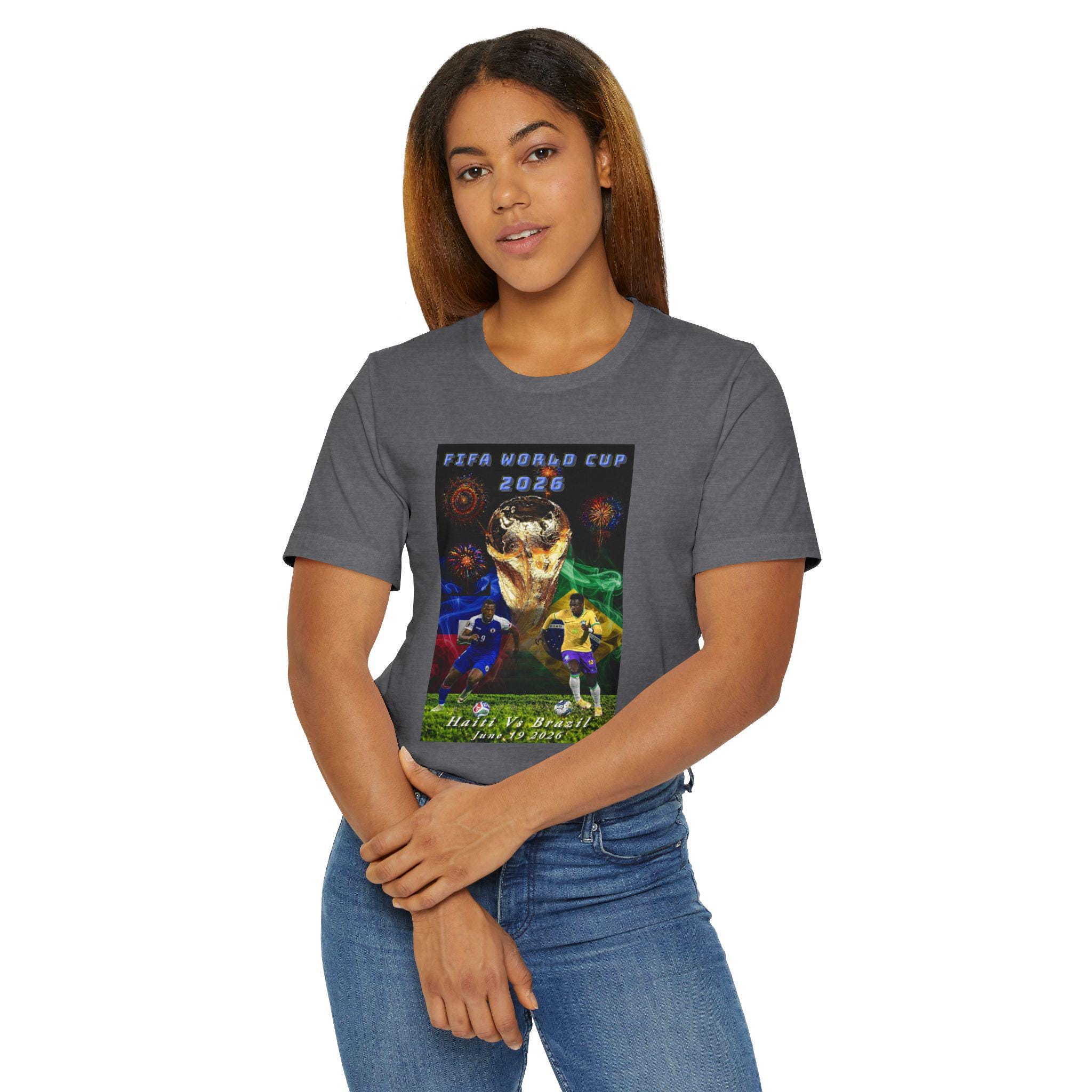 ハイチ対ブラジル 2026 ワールドカップサッカー Tシャツ | サッカー 