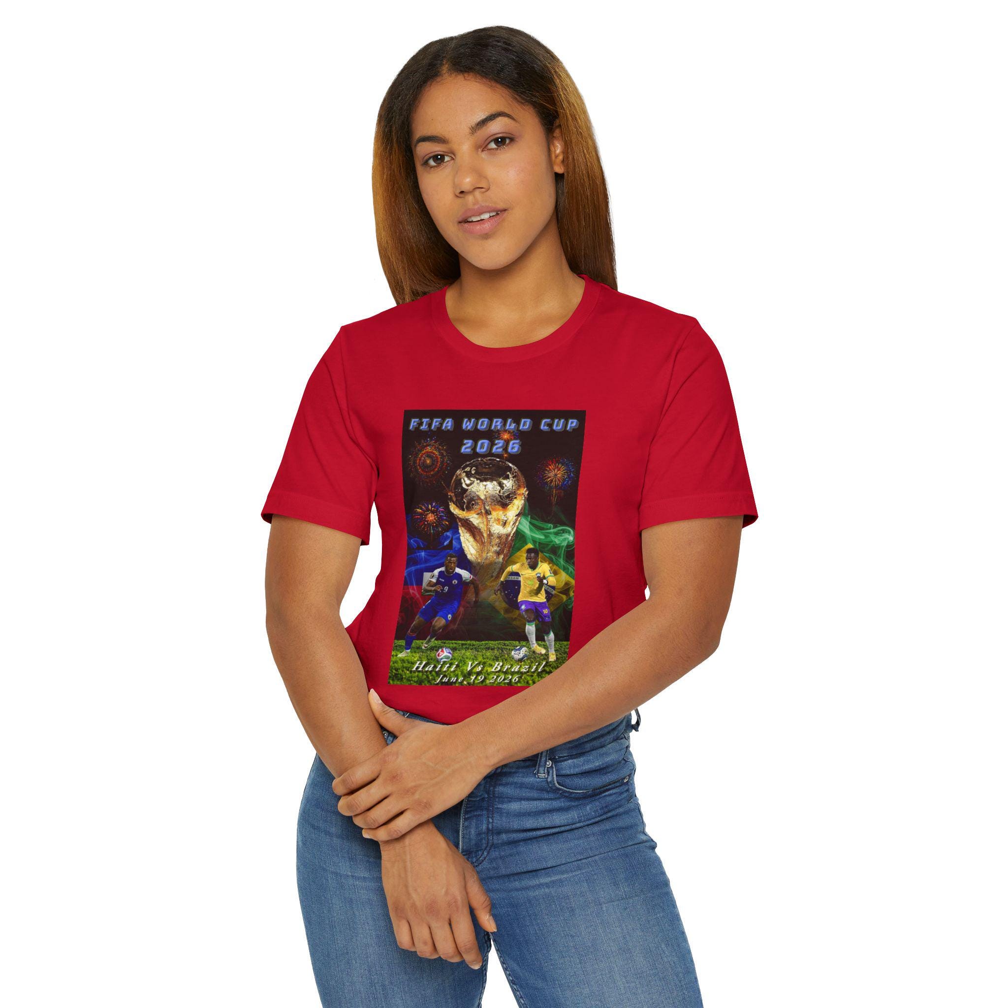ハイチ対ブラジル 2026 ワールドカップサッカー Tシャツ | サッカー 
