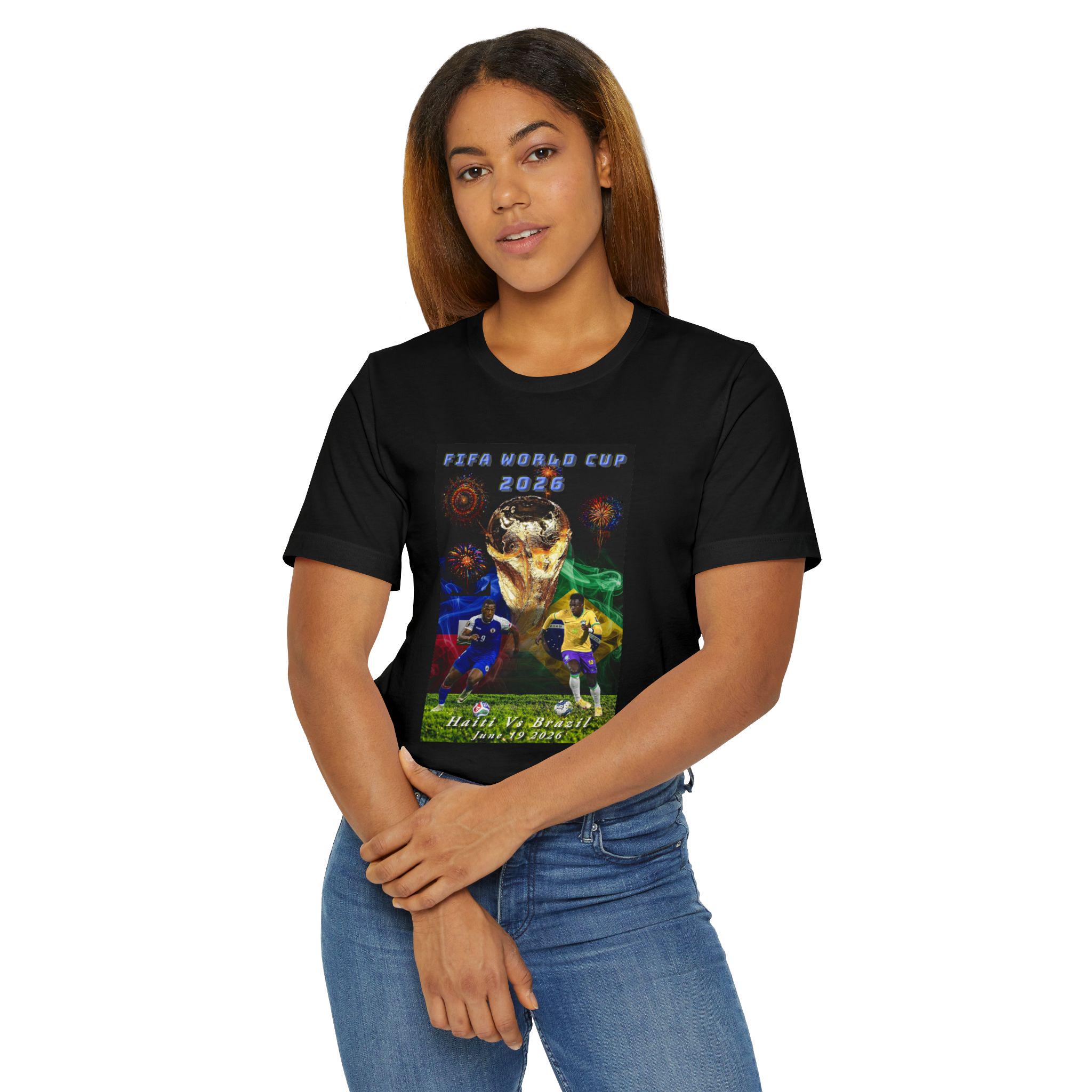 ハイチ対ブラジル 2026 ワールドカップサッカー Tシャツ | サッカー 