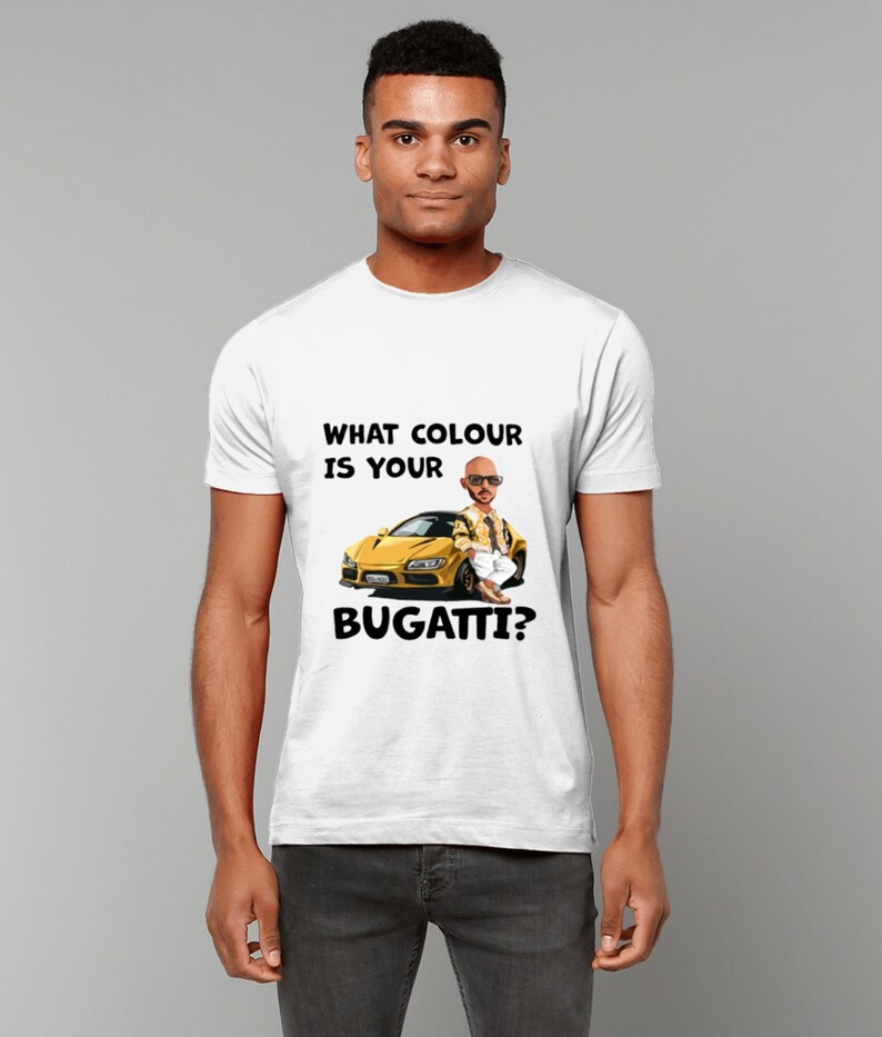What Colour is Your Bugatti Andrew Tate T-shirt Funny Tiktok - Etsy