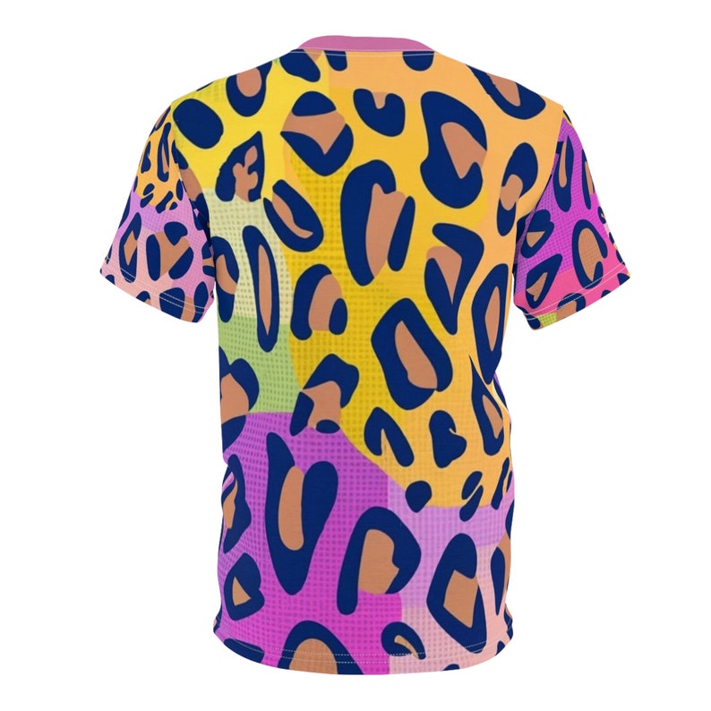 Cheetah Print Tshirt, Unisex Shirt, Gift for Boys and Girls, Colorful