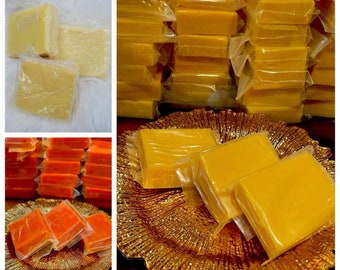 Lemon Carrot Bar Wholesale Handmade Soaps Per Dozen Pricing