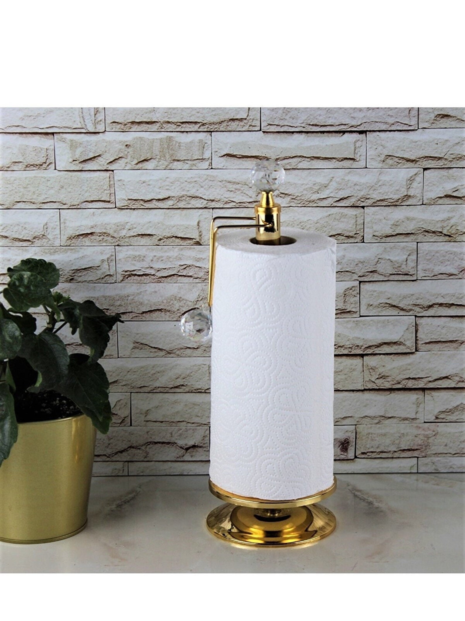 Glass Crystal Paper Towel Holder Cute Paper Towel Holder Etsy