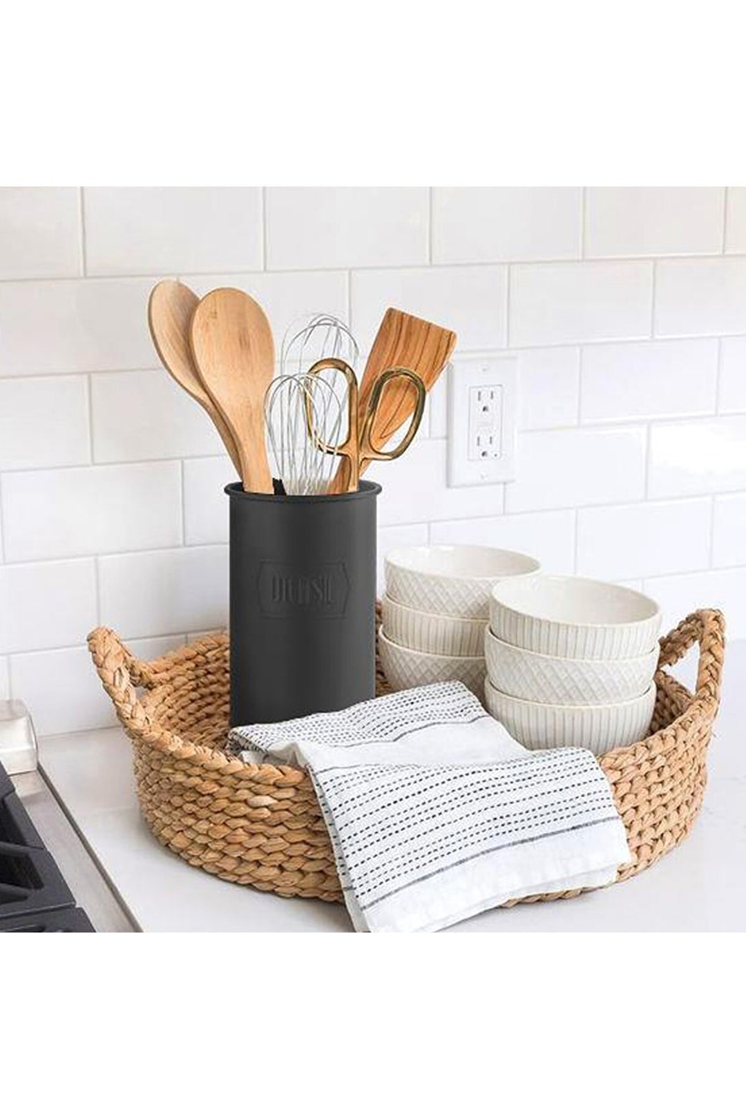 Counter Top Utensil Storage Box Kitchen Storage Box Etsy