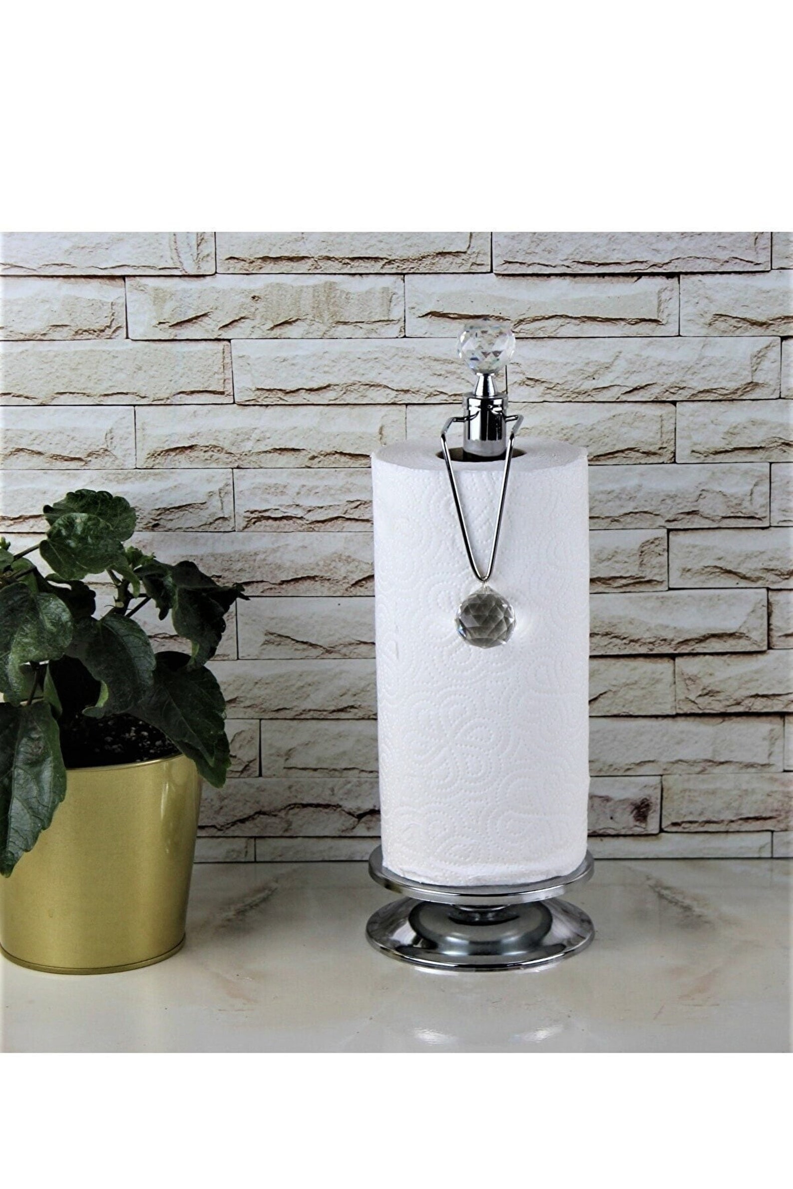 Glass Crystal Paper Towel Holder Cute Paper Towel Holder Etsy