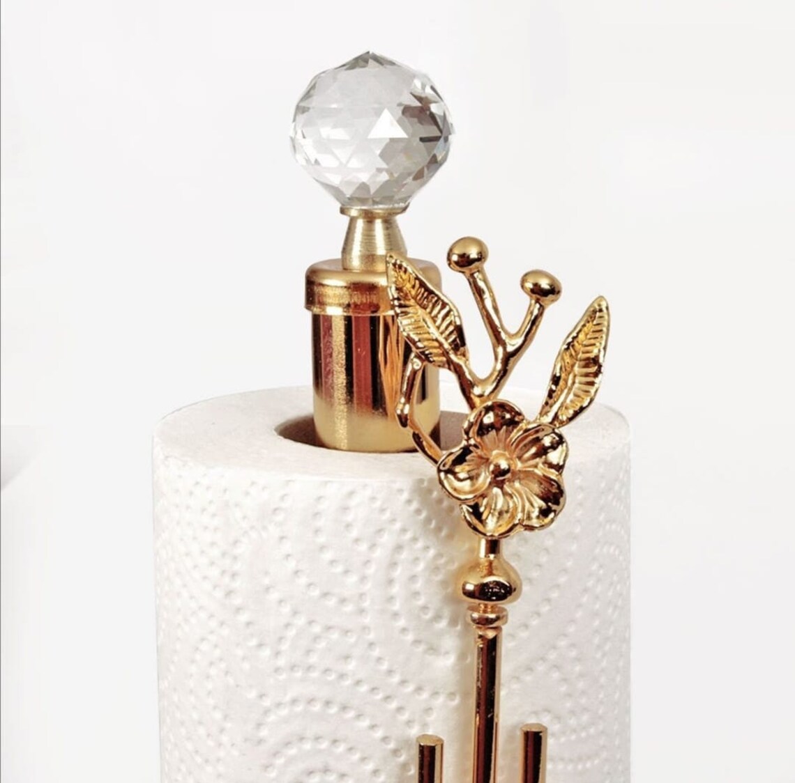 Gold Paper Towel Holder Cute Paper Towel Holder Paper Towel Etsy