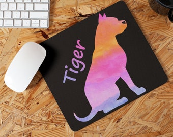 Personlized Pit Bull Mousepad, Pit Bull Lover Mousepad, Gift for Pit Bull Lovers