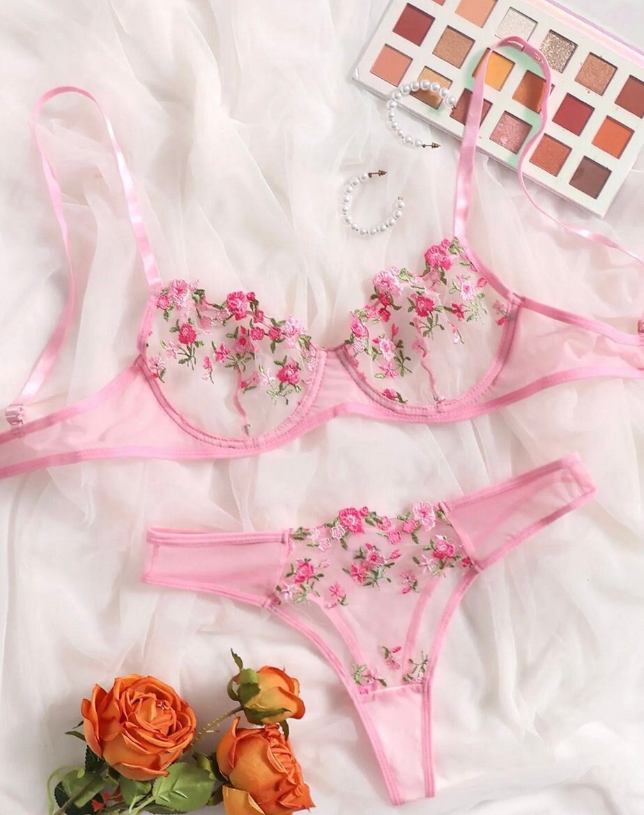 Floral Lingerie Set -  Canada