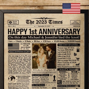1st Year Wedding Anniversary Gift, 1st Anniversary Gifts, First Year Wedding Anniversary,One Year Anniversary Gift for Her, Paper Gifts