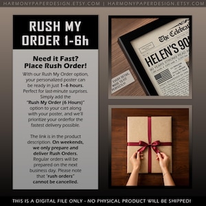 30th Birthday Personalized Newspaper Poster, Back in 1996, Gift for Men or Women
