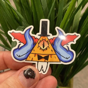 Bill Cipher Gravity Falls Sticker!