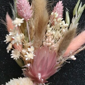 Trockenblumenstrauß Mini Bouquet Hochzeitsdeko Gastgeschenk Tischdekoration Pampasgras Eukalyptus Trockenblumen Bild 4