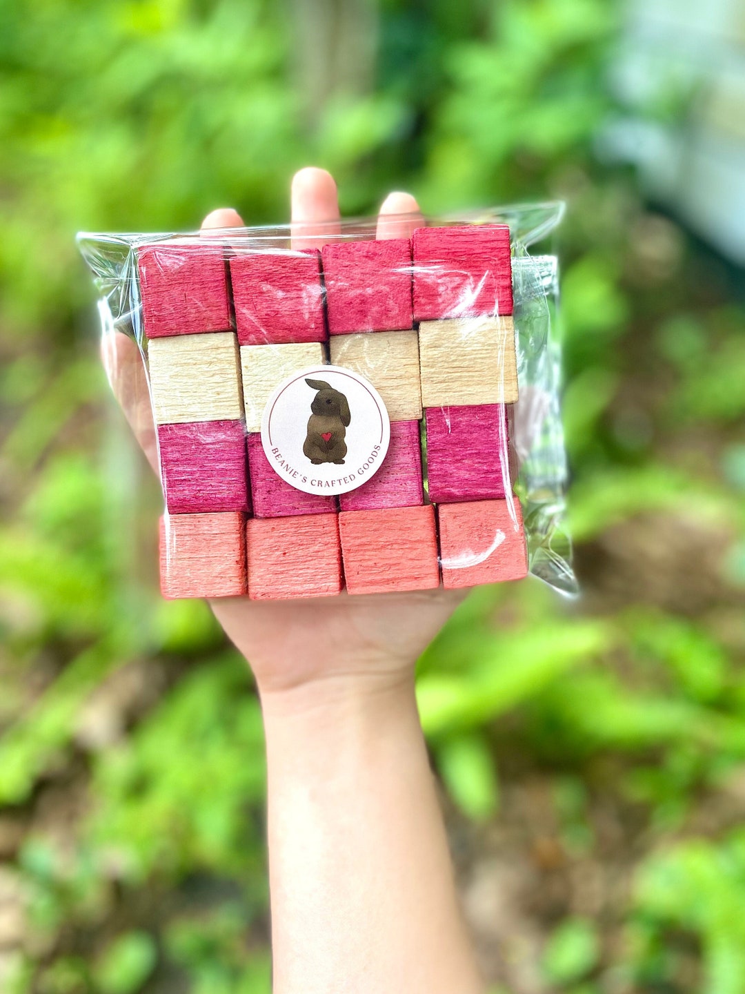 Flavored Balsa Blocks 100 Natural Chew & Safe Bunny Balsa Chew, Rabbit