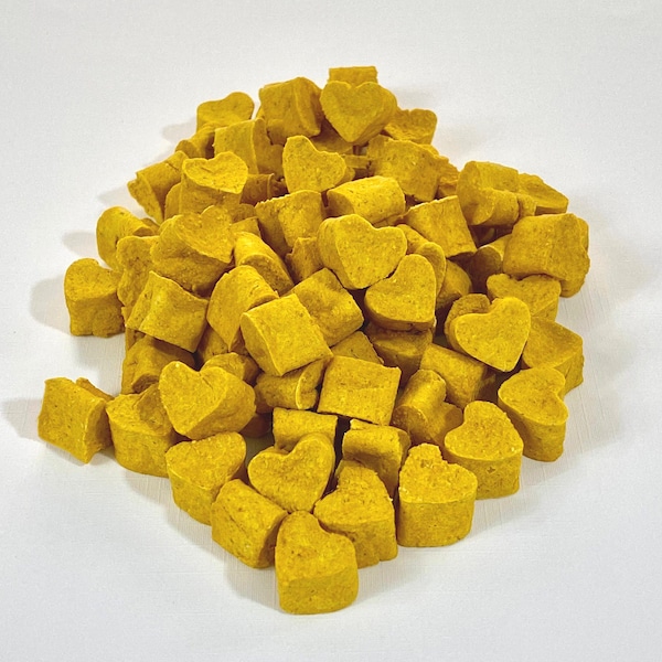 Pumpkin Mini Heart Treats | 100% Organic | Healthy Rabbit & Small Pet Training Treats